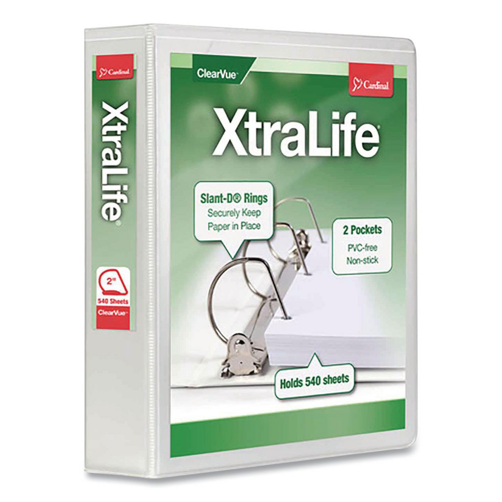 Cardinal - Ring Binders: Binder Type: 3 Hole Binder; Ring Type: Slant D ...