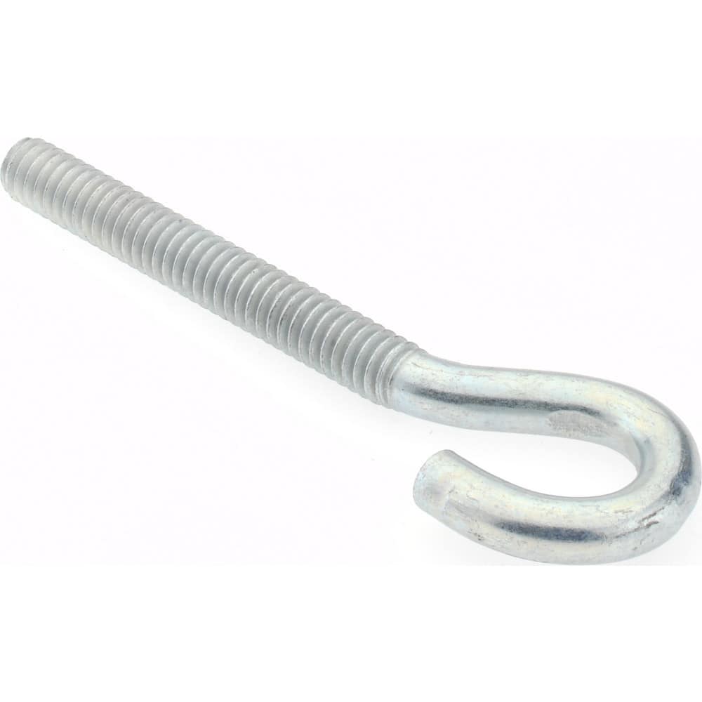 Qty 4 | Gibraltar 1/4-20, Zinc-Plated Finish, Steel Wire Turned Open Eye Bolt MPN:GIB07085