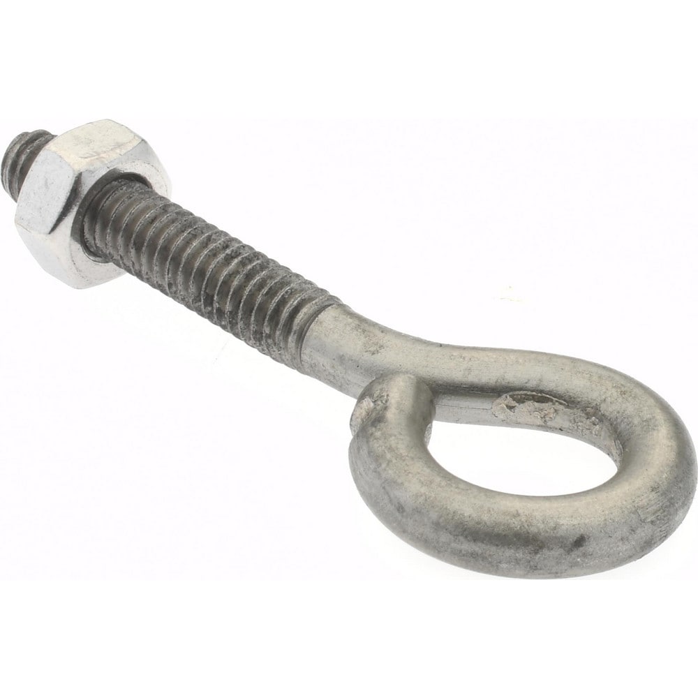 Gibraltar GIB07295 1/4-20, Stainless Steel Wire Turned Open Eye Bolt Image