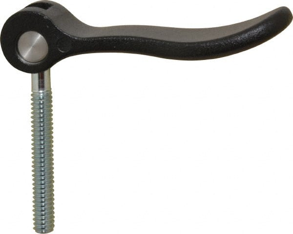 Morton Die Cast Zinc Handle Adjustable Clamping Lever with Stud 2.52 Height Inch Size 1/2-13 Thread Size 1.97 Stud Length 
