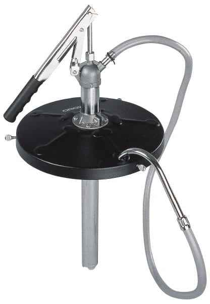 Lumax Rotary Hand Pump: 0.07 gal/TURN, Oil Lubrication, Aluminum & Steel - for 15 to 55 Gal Container | Part #LX-1318