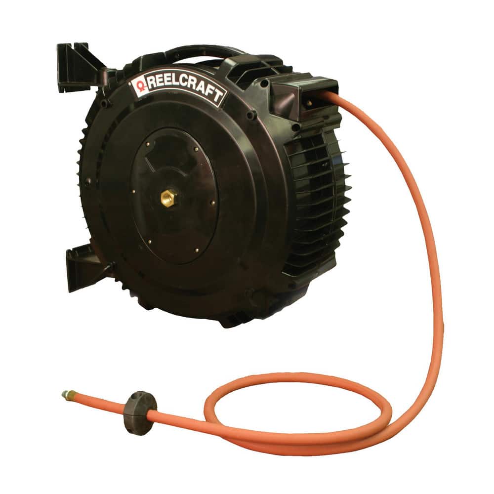 Reelcraft SGA3665 OLP Hose Reel with Hose: 3/8" ID Hose x 66, Spring Retractable 