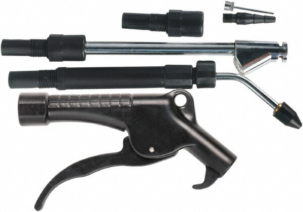 Blow Gun Kits; Type: Plastic Air Gun Kit ; Maximum Working Pressure (psi): 110.000 ; Description: 6 Piece Plastic Air Gun Kit