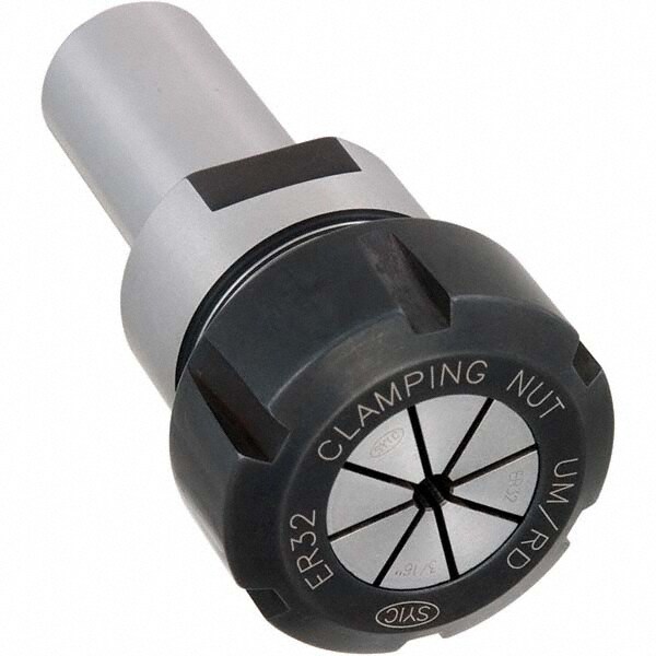 Collet Chuck: ER Collet, 1" Shank Dia, Straight Shank