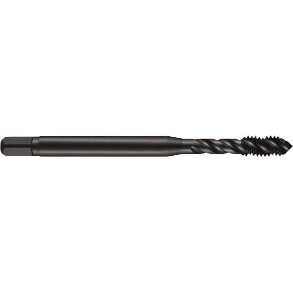 DORMER 5974707 Spiral Flute Tap: #1-14, UNF, 3 Flute, Modified Bottoming, 3B Class of Fit, Powdered Metal, Oxide Finish Image