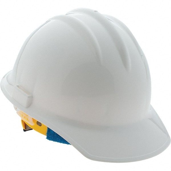 Hard Hat: Slotted Cap, Type 1, Class E, 6-Point Suspension
