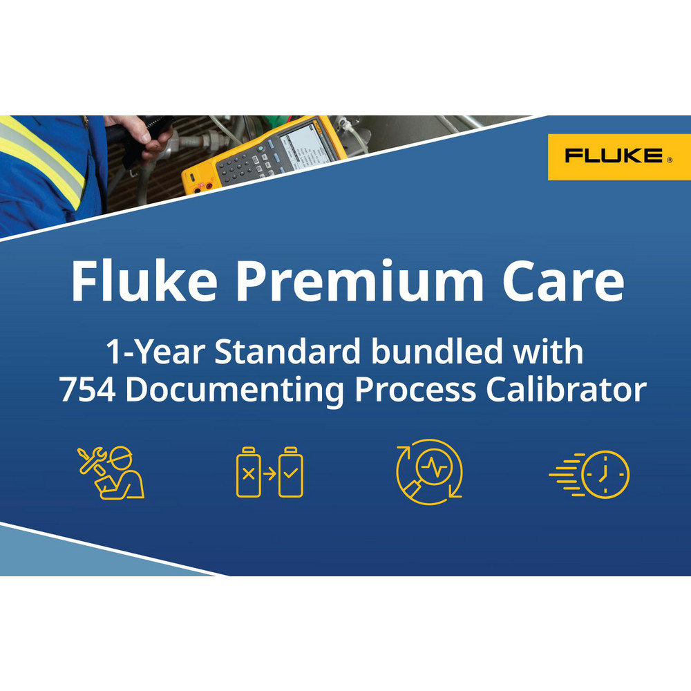 Fluke Fluke 754 Calibrator plus Fluke Premium Care ensures your test