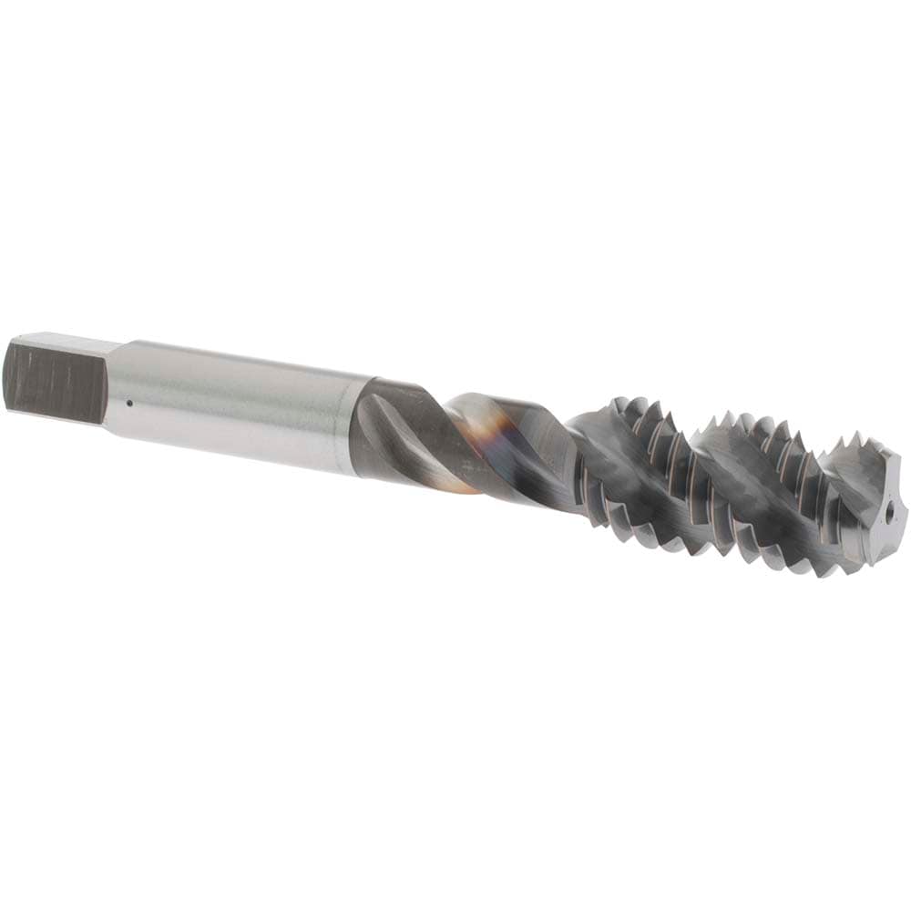 OSG 1432108 Spiral Flute Tap: 1/2-13, UNC, 3 Flute, Bottoming, 3B Class of Fit, High Speed Steel, TICN Finish Image