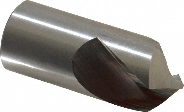Spotting Drill: 1" Dia, 118 ° Point, 2-1/2" OAL, High Speed Steel