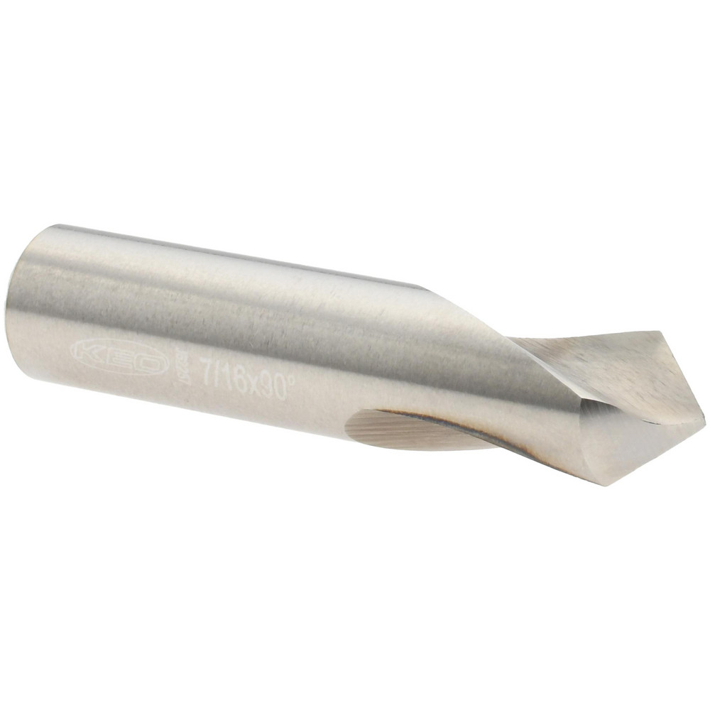 Spotting Drill: 0.4375" Dia, 90 ° Point, 2" OAL, High Speed Steel