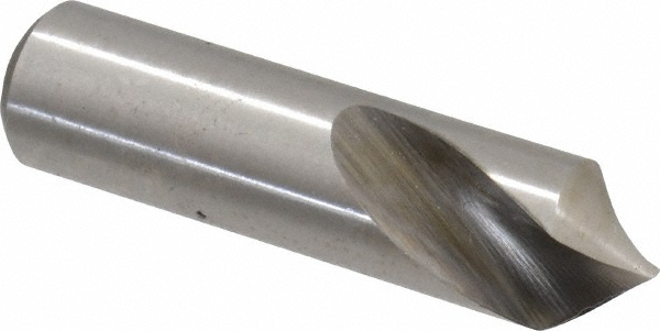 Spotting Drill: 1/2" Dia, 90 ° Point, 2" OAL, High Speed Steel