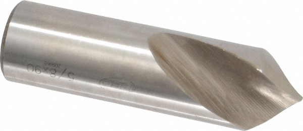 Spotting Drill: 5/8" Dia, 90 ° Point, 2-1/4" OAL, High Speed Steel