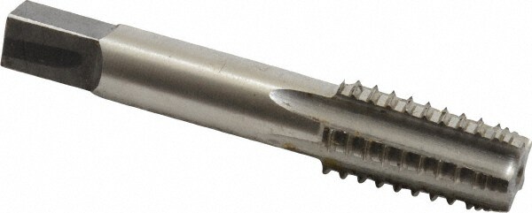 1/8-27 NPT, 5 Flutes, Bright Finish, High Speed Steel, Interrupted Thread Pipe Tap