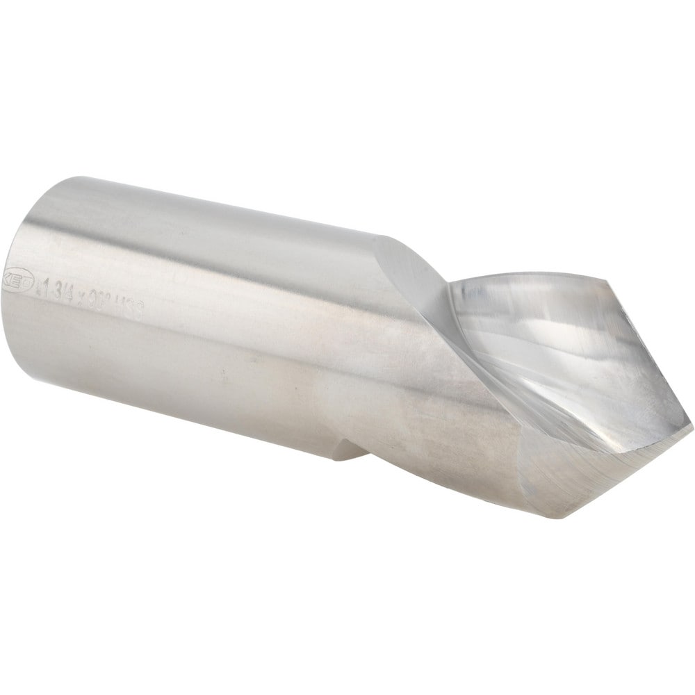 Spotting Drill: 1-3/4" Dia, 90 ° Point, 5-1/2" OAL, High Speed Steel
