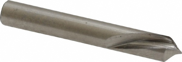 Spotting Drill: 3/16" Dia, 90 ° Point, 1-3/8" OAL, High Speed Steel