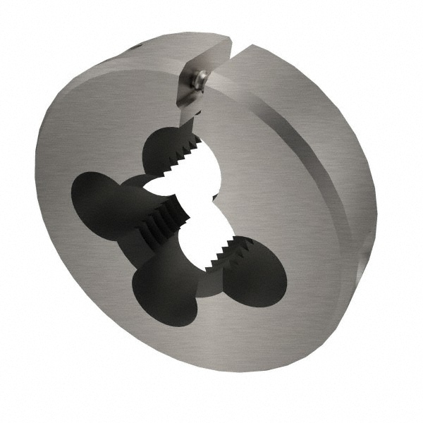 Cle-Line C65813 Round Die: M8 x 1.25, 3/8" OD, High Speed Steel Image