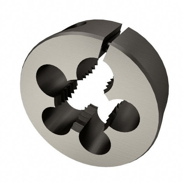 Cle-Line C65833 Round Die: M12 x 1.75, 3/8" OD, High Speed Steel Image