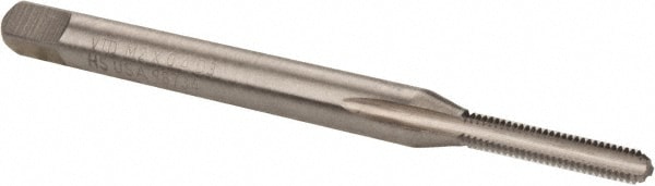 Cleveland C54075 M2x0.40 Bottoming RH 6H D3 Bright High Speed Steel 3-Flute Straight Flute Hand Tap Image