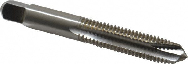 Spiral Point Tap UNC Right Hand TiN High Speed Steel Pack of 5 Thread Size #6-32 Overall Length 2