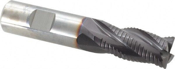 Guhring 9030820190500 Square End Mill: 3/4 Dia, 1-1/2 LOC, 3/4 Shank Dia, 4 OAL, 4 Flutes, Solid Carbide Image