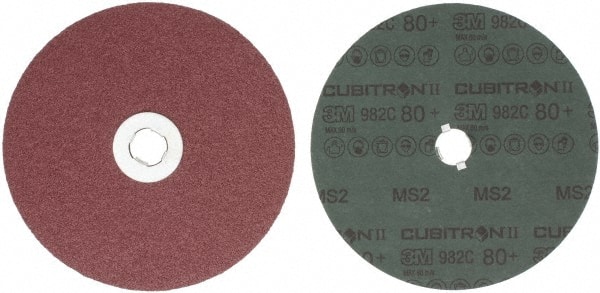 Fiber Disc: 80 Grit, Ceramic