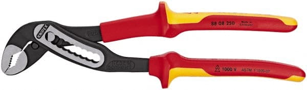 Tongue & Groove Plier: 1-13/16 & 1-31/32" Cutting Capacity, Serrated Jaw