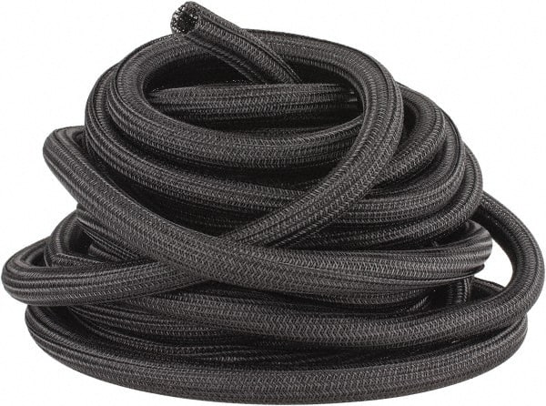 Techflex F6N1.00-50 Black Braided Cable Sleeve 