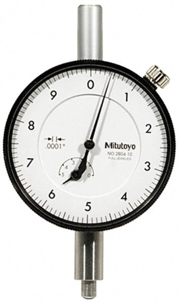 Mitutoyo 2109S-11 1mm Range, 0-10-0 Dial Reading, 0.001mm Graduation Dial Drop Indicator Image