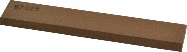 Sharpening Stone: 1/4'' Thick, Rectangle, Aluminum Oxide