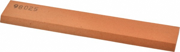 Sharpening Stone: 1/4'' Thick, Rectangle, Aluminum Oxide