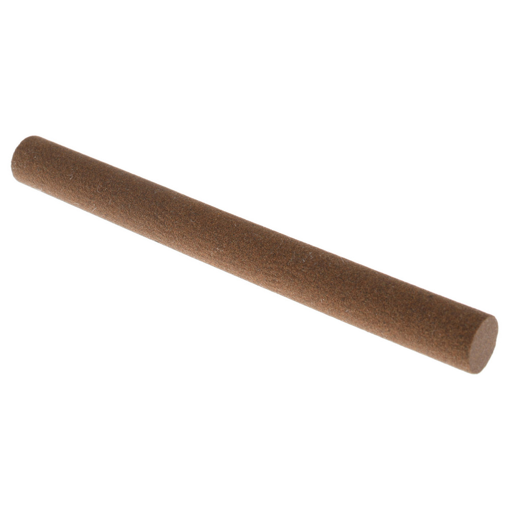 Sharpening Stone: 3/8'' Thick, Round, Aluminum Oxide