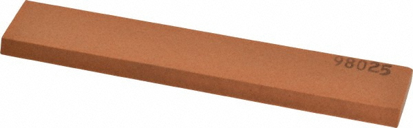Sharpening Stone: 3/16'' Thick, Rectangle, Aluminum Oxide
