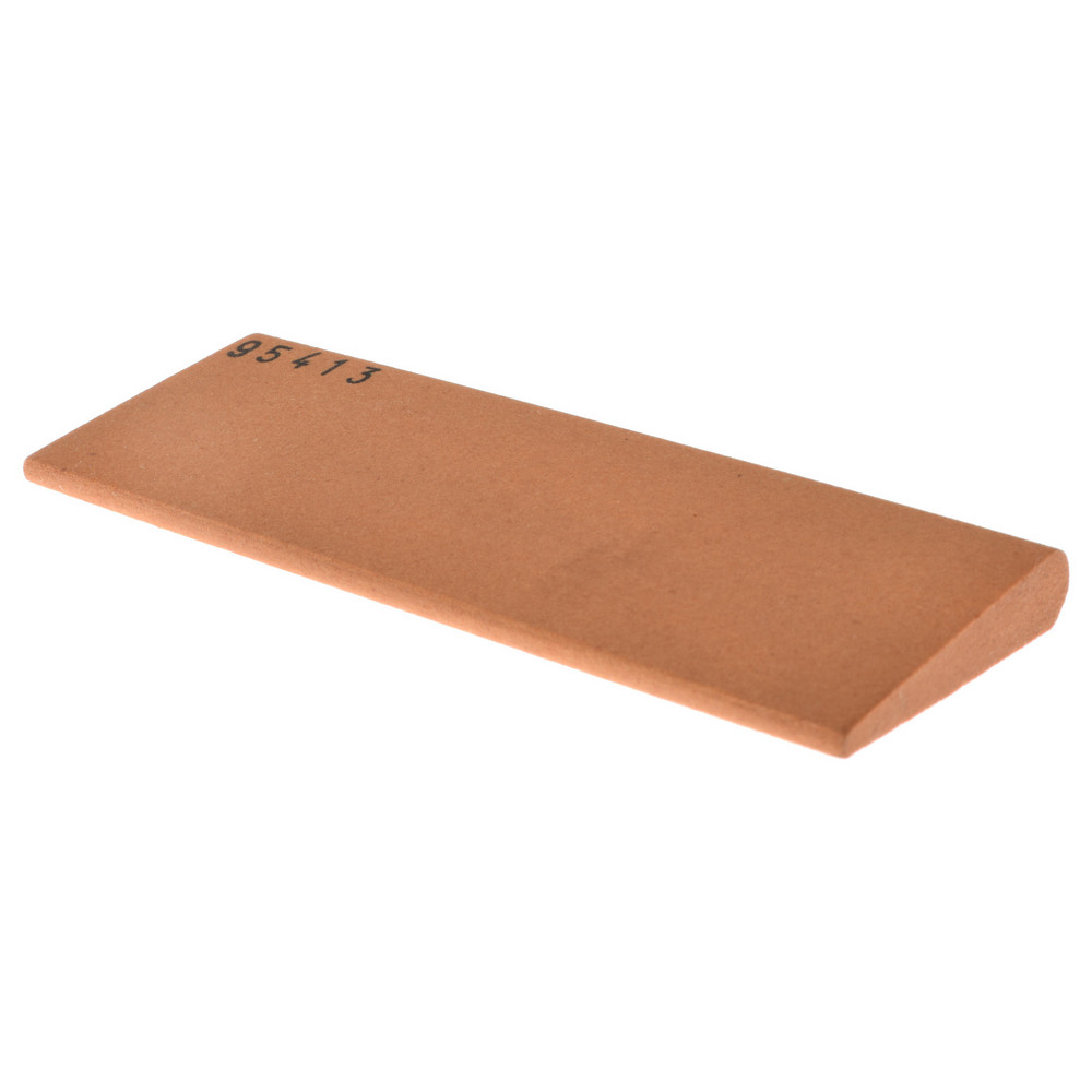 Sharpening Stone: 3/8'' Thick, Round, Aluminum Oxide