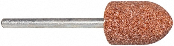 Mounted Point: 3/4" Thick, 1/8" Shank Dia, B42, Medium