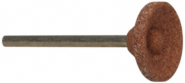 Mounted Point: 3/16" Thick, 1/8" Shank Dia, B81, Medium