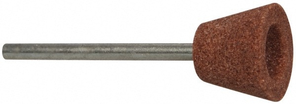 Mounted Point: 1/2" Thick, 1/8" Shank Dia, B102, Medium