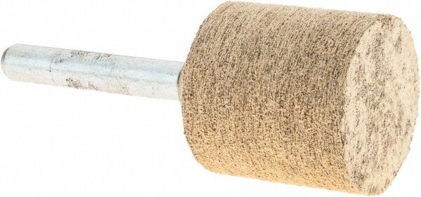 Mounted Point: 1/4" Shank Dia, W220, 80 Grit, Medium