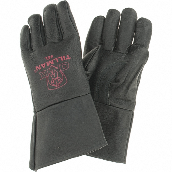 Welding/Heat Protective Glove - CTN LINE LRG BLK 1/PR TOP GRAIN PIGSKIN MIG GLV