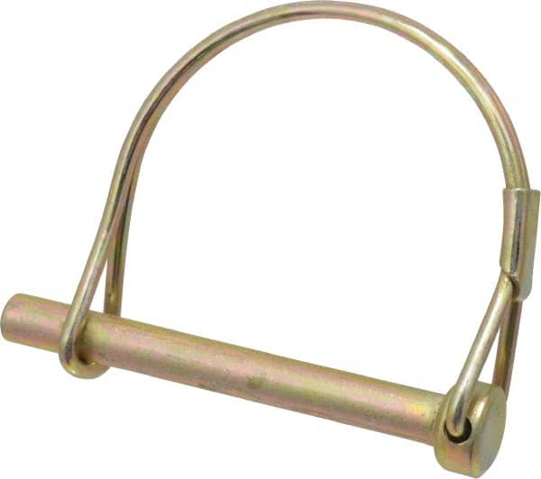 1/4" Pin Diam, 2-1/4" OAL, 1-3/4" Usable Length, Standard Snap & Locking Pin