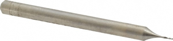 Value Collection 846-.015 Square End Mill: 0.015 Dia, 0.045 LOC, 1/8 Shank Dia, 1-1/2 OAL, 2 Flutes, High Speed Steel Image