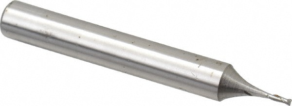 Value Collection 846-.035 Square End Mill: 0.035 Dia, 0.105 LOC, 3/16 Shank Dia, 1-1/2 OAL, 2 Flutes, High Speed Steel Image