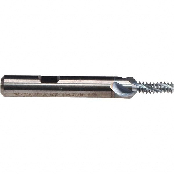 Emuge GF332106.5043 Helical Flute Thread Mill: 1/4-28, Internal, 3 Flute, 0.315" Shank Dia, Solid Carbide Image