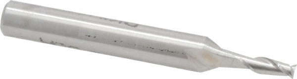 Value Collection 846-.090 Square End Mill: 3/32 Dia, 17/64 LOC, 3/16 Shank Dia, 1-1/2 OAL, 2 Flutes, High Speed Steel Image