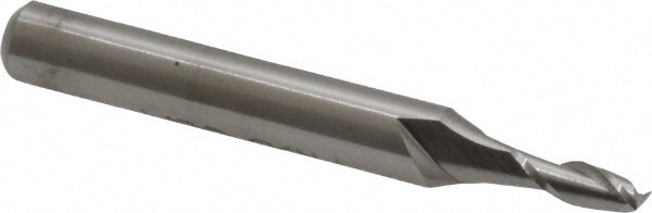 Value Collection 846-.100 Square End Mill: 0.1 Dia, 19/64 LOC, 3/16 Shank Dia, 1-1/2 OAL, 2 Flutes, High Speed Steel Image