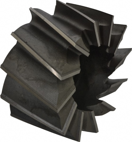 3-1/2" 12-Flute High Speed Steel Finisher Shell End Mill