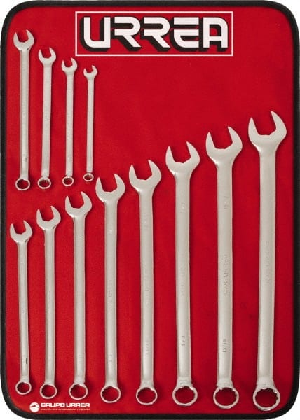 Combination Wrench Set: 12 Pc, Metric