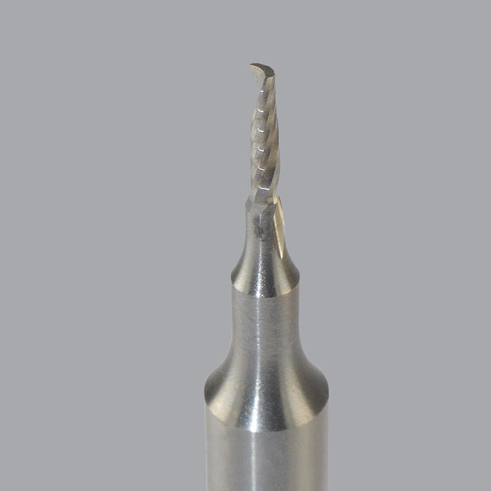 Onsrud 63-700 Spiral Router Bit: 0.0625" Dia, 0.25" LOC, 1/4" Shank Dia, Upcut Image