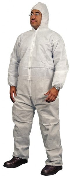 PRO-SAFE KM-SMSR-H-MD 25 Qty 1 Pack Size M SMS Chemical Resistant Coveralls 