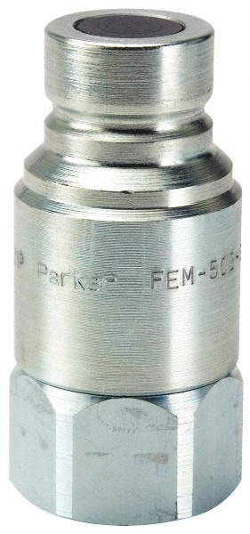 Parker FEM-372-8FO Hydraulic Hose Female Straight Thread Nipple: 3/4-16, 3,625 psi Image