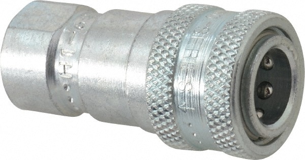 Parker H1-62 Hydraulic Hose Female Pipe Rigid Fitting: 1/8", 1/8", 5,000 psi Image